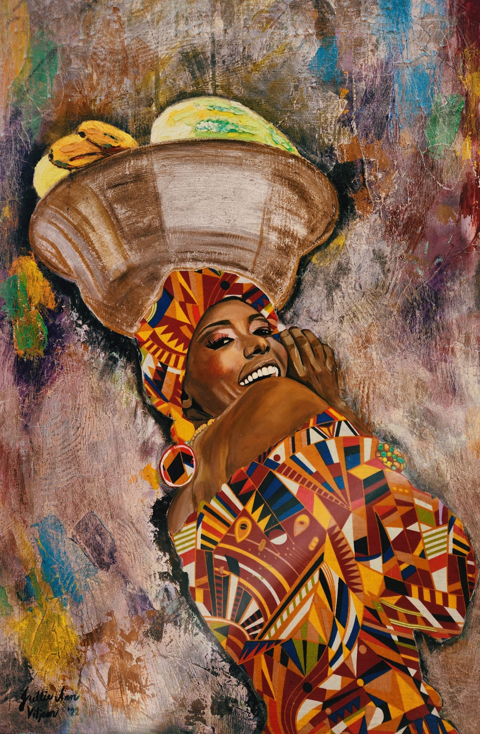 Painting by Jullie-Ann Viljoen