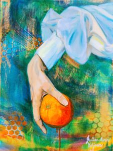 Painting by Jullie-Ann Viljoen