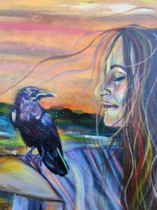 Painting by Jullie-Ann Viljoen