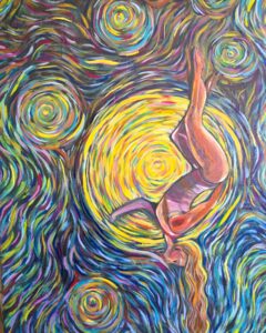 Painting by Jullie-Ann Viljoen