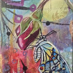 Rewild Yourself Butterfly: Original Artwork by Jullie-Ann Viljoen